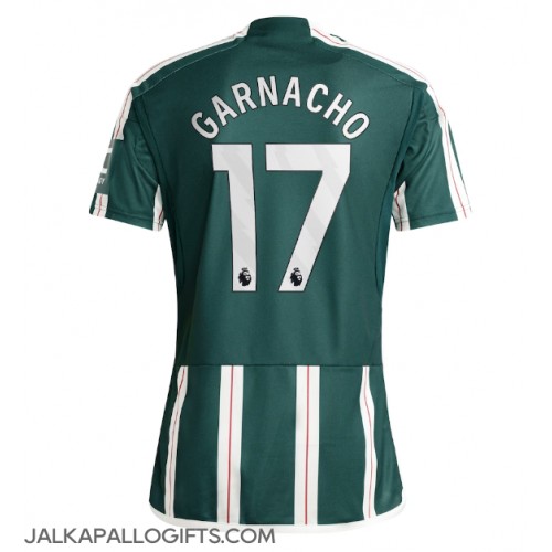 Manchester United Alejandro Garnacho #17 Vieraspaita 2023-24 Lyhythihainen